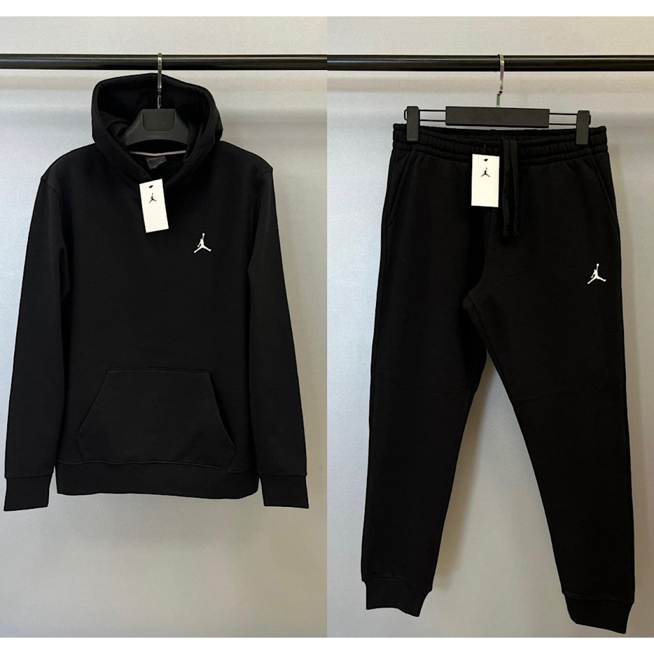 Мъжки спортен комплект Nike Sweatshirt + pants JORDAN Black